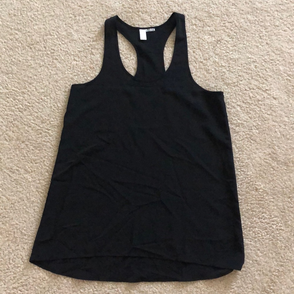 Black tank top